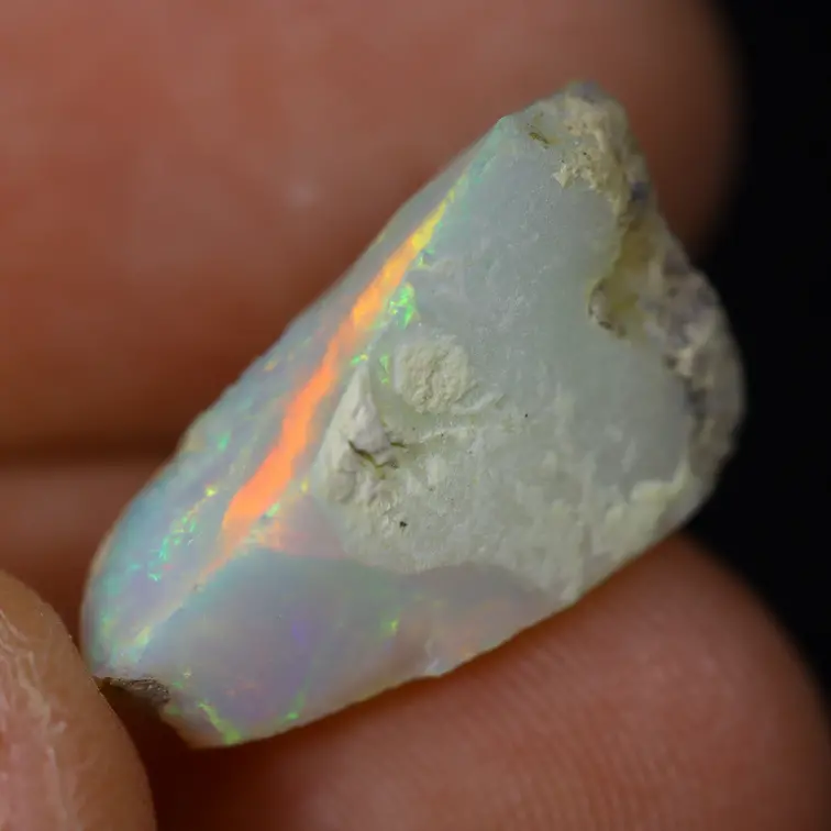 Opalite grezza etiope Welo - “Mirror of Truth" - (17 x 10 x 9 mm - 6,4 carati) - POC-0895