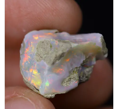 Opalite grezza etiope Welo - “Soul Protection" - (19 x 17 x 12 mm - 8 carati) - POC-0897