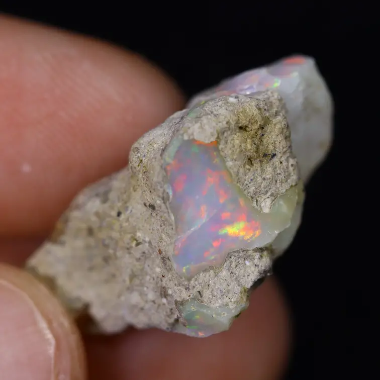 Ruwe Ethiopische Welo opaal - "Stone of Life" - (19 x 14 x 11 mm - 11,4 karaat) - POC-0898