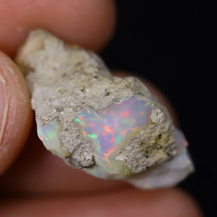 Opalite grezza etiope Welo - “Stone of Life" - (19 x 14 x 11 mm - 11,4 carati) - POC-0898