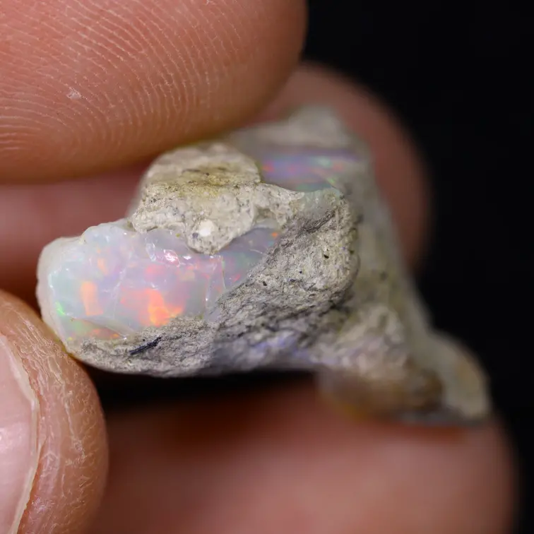 Opalite grezza etiope Welo - “Stone of Life" - (19 x 14 x 11 mm - 11,4 carati) - POC-0898