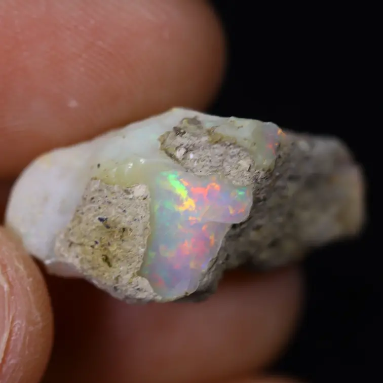 Opalite grezza etiope Welo - “Stone of Life" - (19 x 14 x 11 mm - 11,4 carati) - POC-0898