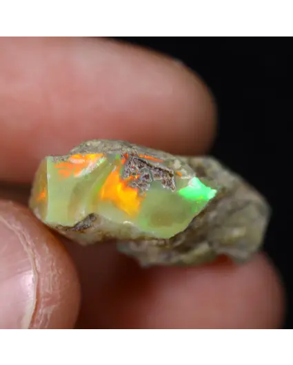 Opale Welo brute d'Éthiopie - « Future Key" - (22 x 14 x 9 mm - 11.2 carats) - POC-0900