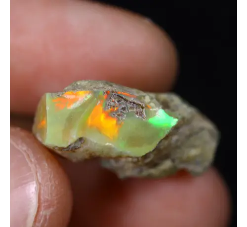 Raw Ethiopian Welo opal - ‘Future Key" - (22 x 14 x 9 mm - 11.2 carats) - POC-0900