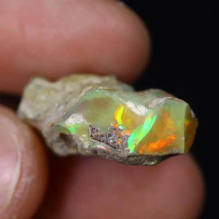 Opalite grezza etiope Welo - “Future Key" - (22 x 14 x 9 mm - 11.2 carati) - POC-0900