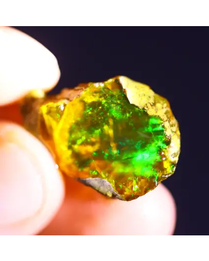 Welo grezzo etiope - Opale cristallo - “Fairy Life” - (20 x 17 x 8 mm - 14,4 carati) - POC-0903