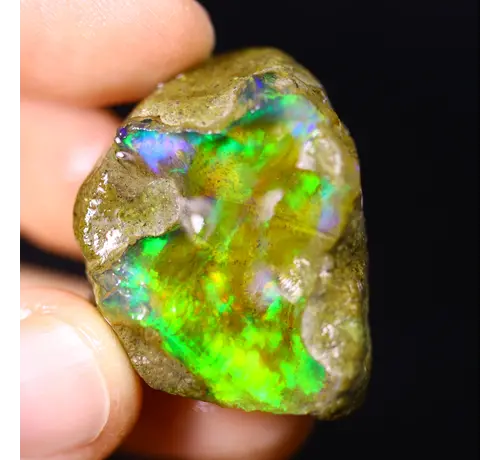 Welo brut d'Éthiopie - Opale cristalline - « Fairy Palace" - (30 x 25 x 12 mm - 57,9 carats) - POC-0904