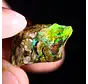 Welo brut d'Éthiopie - Opale cristalline - « Fantasy Universe" - (18 x 17 x 13 mm - 22.4 carats) - POC-0911