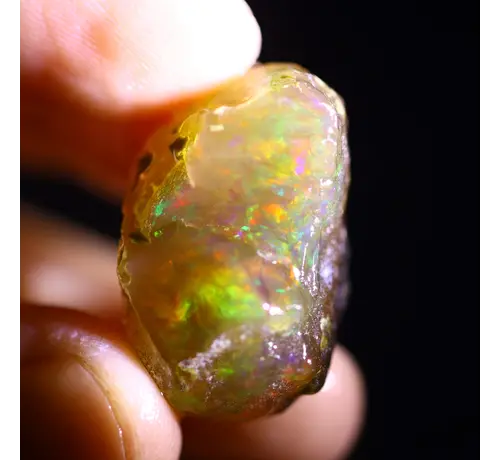 Welo etíope en bruto - Ópalo cristalino - «Shimmering Hope" - (27 x 20 x 16 mm - 43 quilates) - POC-0915