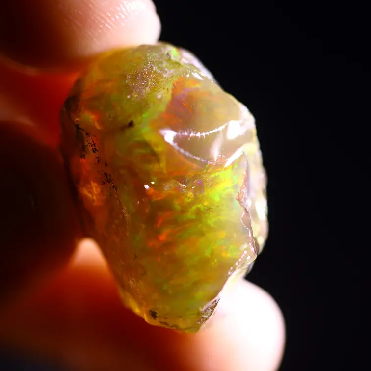 Welo grezzo etiope - Opale cristallo - “Shimmering Hope" - (27 x 20 x 16 mm - 43 carati) - POC-0915