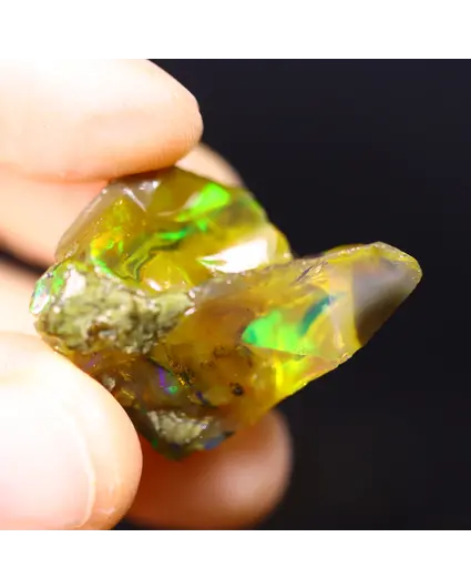 Ruwe Ethiopische Welo - Kristal Opaal - "Electrical Horn" - (28 x 18 x 16 mm - 31,2 karaat) - POC-0919