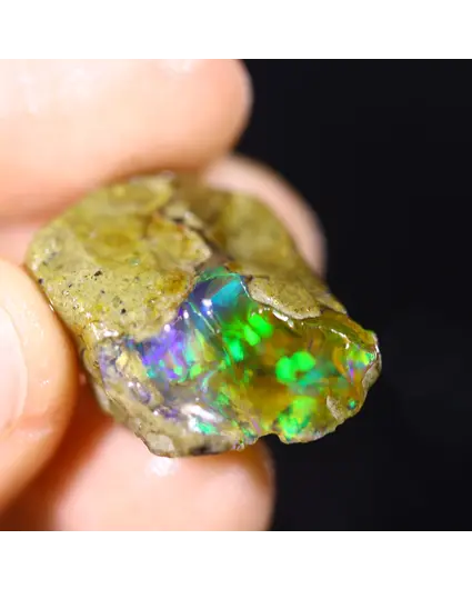 Raw Ethiopian Welo - Crystal Opal - ‘Magical Power" - (25 x 17 x 10 mm - 19 carats) - POC-0920