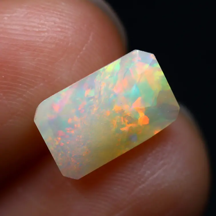 Ópalo Welo Etíope Natural - «Perfect Mirror" - 10 x 6.2 x 4 mm - 1.4 quilates - POC-0922