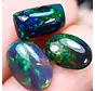 Natural Smoked Ethiopian Welo Opals - ‘Magnetic Pull’ - 9.8 x 5.6 x 3.4 mm - 3.24 carats - POC-0929