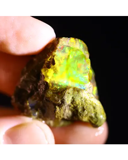 Ruwe Ethiopian Welo - Crystal Opal - ‘Nature's Power" - (26 x 25 x 11 mm - 31,8 carats) - POC-0875
