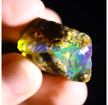 Raw Ethiopian Welo - Crystal Opal - ‘Intergalactic Beach’ - (30 x 17 x 17 mm - 49 carats) - POC-0858
