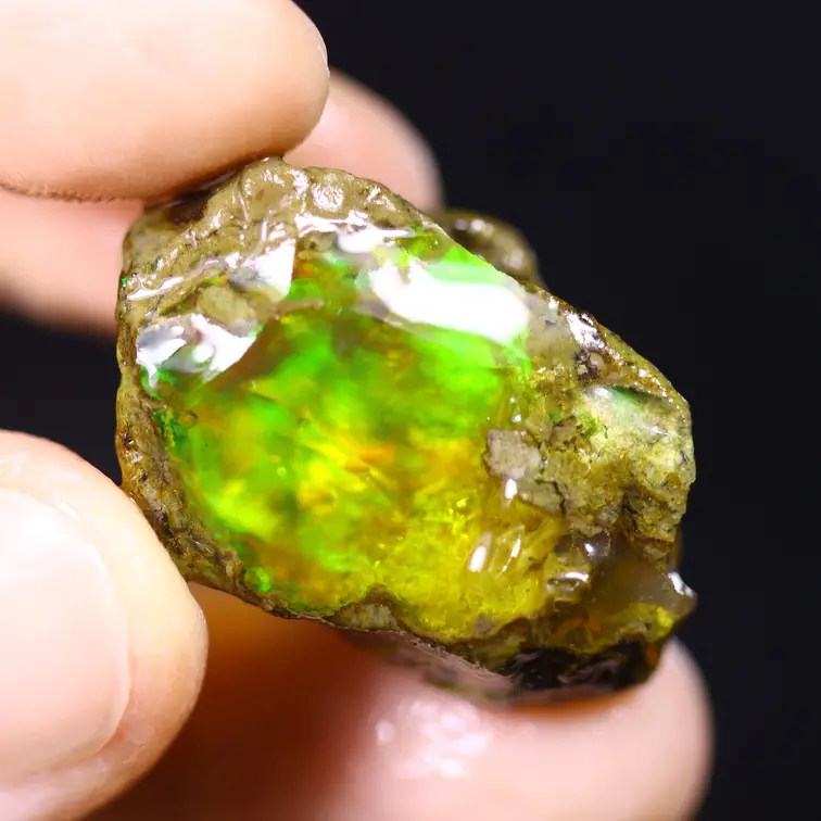 Ruwe Ethiopische Welo - Kristal Opaal - "Nature's Power" - (28 x 18 x 10 mm - 29,8 karaat) - POC-0861