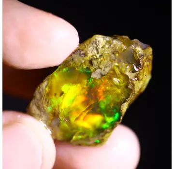 Ruwe Ethiopische Welo - Kristal Opaal - "Nature's Power" - (28 x 18 x 10 mm - 29,8 karaat) - POC-0861