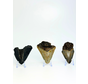 Set of 3 Megalodon teeth - ‘Mythical Beasts’ - (US) - Largest tooth = 6.7 cm
