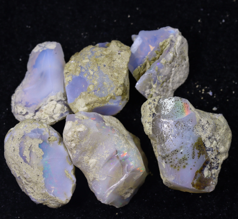 Opale Welo d'Ethiopie brute - "Mined Perfection" - (24 x 11 x 11 mm - 135,2 carats) - POC-0318