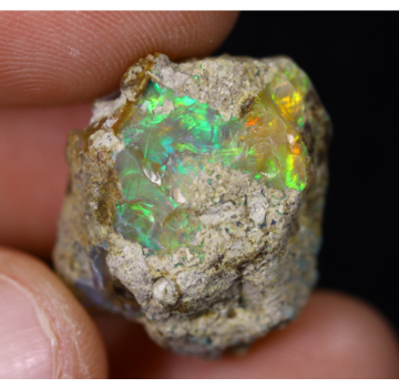 Rohes äthiopisches Welo-Opal – „Moonlit Sky“ – (20 x 16 x 12 mm - 16,36 Karat) – POC-0871