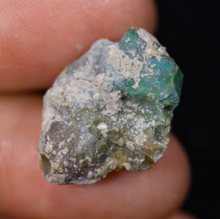 Ethiopische Welo - Gerookte Opaal "Spirit Confession" - (20 x 15 x 9 mm - 9,89 karaat)