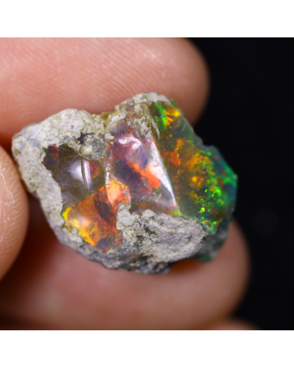 Welo etiope - Opale affumicato "Spirit Confession" - (20 x 15 x 9 mm - 9,89 karaat)