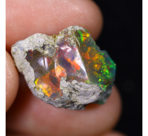 Äthiopischer Welo - Räucheropal "Spirit Confession" - (20 x 15 x 9 mm - 9,89 karaat)