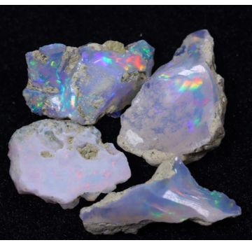 Opale Welo etiope grezzo - "Treasure of the Deep" - (23 x 14 x 8 mm - 34 carati)