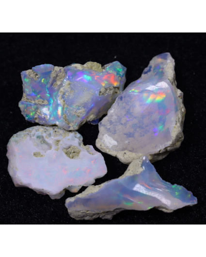 Opale Welo etiope grezzo - "Treasure of the Deep" - (23 x 14 x 8 mm - 34 carati)