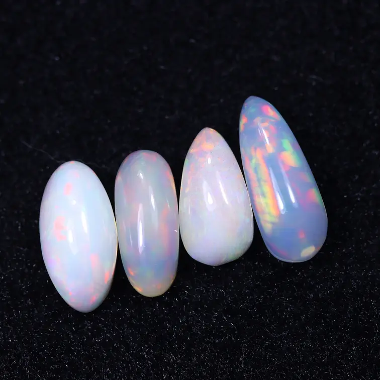 Natural Ethiopian Welo Opal - "Iridescent Welo Cascade" - 14.6 x 6.2 x 5.4 mm - 12.63 carats
