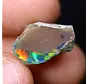 Opale Welo Etiope Grezza - Opale Cristallo - "Spectral Prism" - (16 x 10 x 9 mm - 7.4 carati) - POC-0934