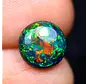 Ethiopische Welo - Gerookte Opaal "Smoked Aurora" - (8.3 x 8.3 x 3 mm - 1.15 karaat)