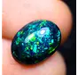 Ethiopian Welo - Smoked Opal "Smoky Aurora" - (10.8 x 8 x 4.3 mm - 1.9 carat)