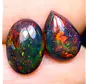 Ethiopische Welo - Gerookte Opaal "Ember Veil" - (10 x 7 x 3.8 mm - 2.5 karaat)