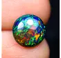 Äthiopischer Welo - Geräucherter Opal "Smoked Ember" - (8.3 x 8.3 x 3 mm - 1.15 Karat)