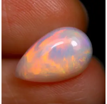 Ópalo Welo Etíope Natural - "Rainbow Veil" - 11.8 x 7.3 x 3 mm - 1.13 quilates