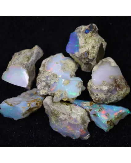 Ruwe Ethiopische Welo - Kristal Opaal - "Welo Radiance" - (21 x 12 x 5 mm - 45.9 karaat) - POC-0941