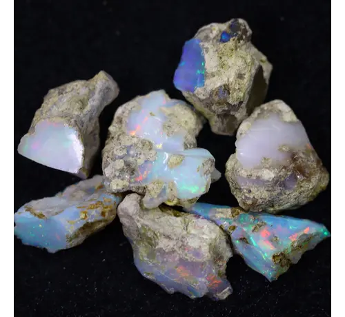 Ruwe Ethiopische Welo - Kristal Opaal - "Welo Radiance" - (21 x 12 x 5 mm - 45.9 karaat) - POC-0941