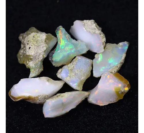 Ruwe Ethiopische Welo - Kristal Opaal - "Rough Aurora" - (20 x 9 x 8 mm - 36.2 karaat) - POC-0942
