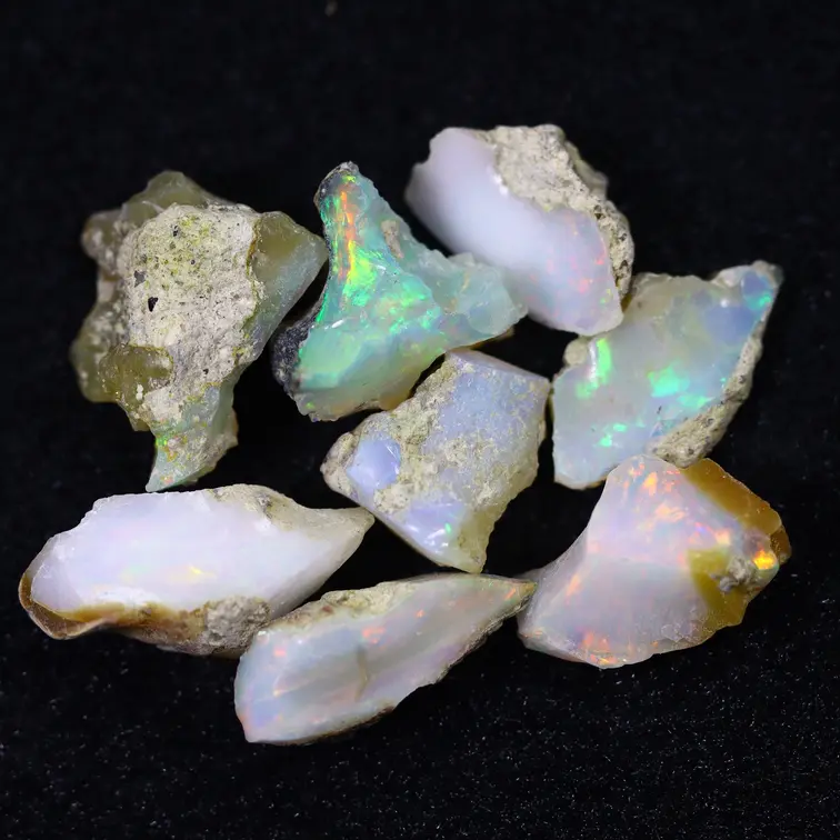 Ruwe Ethiopische Welo - Kristal Opaal - "Rough Aurora" - (20 x 9 x 8 mm - 36.2 karaat) - POC-0942