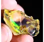 Ruwe Ethiopische Welo - Kristal Opaal - "Ember Flash" - (25 x 17 x 8 mm - 17.7 karaat) - POC-0951