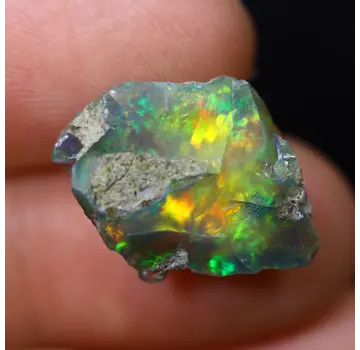 Welo éthiopienne - Opale fumée "Silent Mist" - (14 x 13 x 5 mm - 5.6 carats)