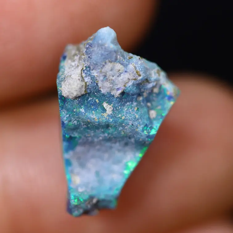 Welo éthiopienne - Opale fumée "Azure Dusk" - (14 x 10 x 7 mm - 3.6 carats)