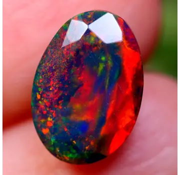 Ethiopische Welo - Gerookte Opaal "Elysian Prism" - (10.7 x 7.6 x 5.7 mm - 2.06 karaat)