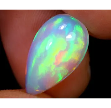 Natural Ethiopian Welo Opal - "Starry Bloom" - 16.7 x 9.3 x 5.4 mm - 3.58 carat