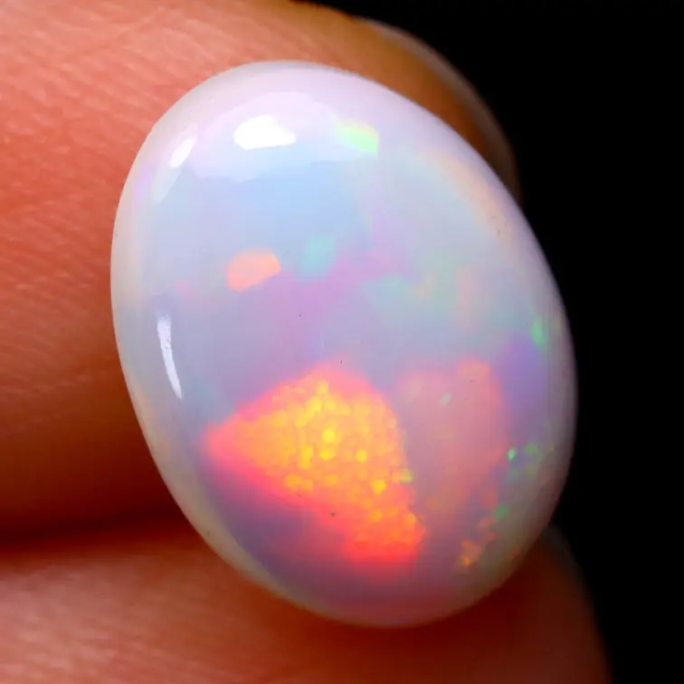 Natuurlijke Ethiopische Welo Opaal - "Radiant Arc" - 12.5 x 9.2 x 4 mm - 2.34 karaat