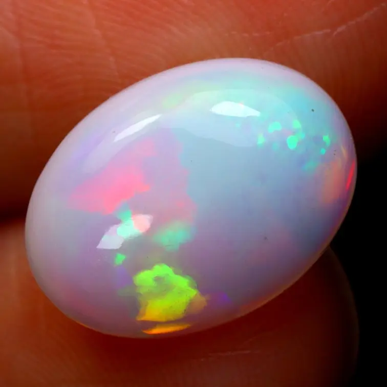 Opale Welo etiope naturale - "Radiant Arc" - 12.5 x 9.2 x 4 mm - 2.34 carati