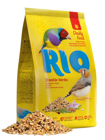RIO RIO Aliments quotidiens minutieusement équilibrés pour les oiseaux exotiques RIO RIO Aliments quotidiens minutieusement équilibrés pour les oiseaux exotiques