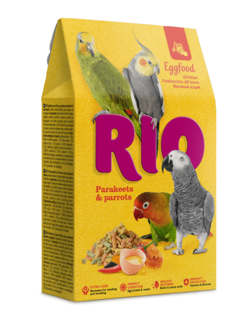 RIO RIO Aliments aux œufs pour perruches et perroquets, 250 g RIO RIO Aliments aux œufs pour perruches et perroquets, 250 g